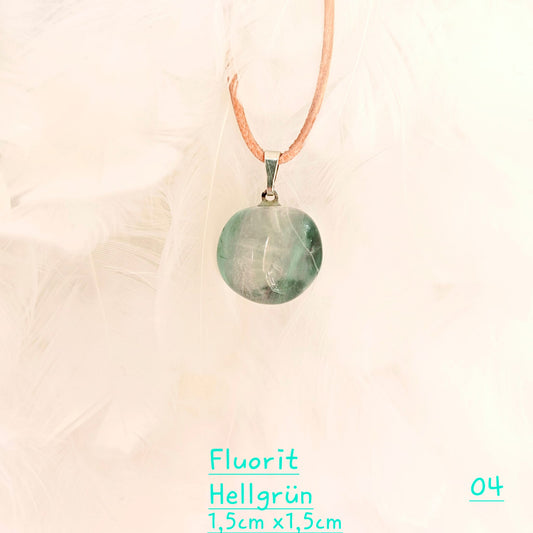 Fluorit Hellgrün -Kette 04